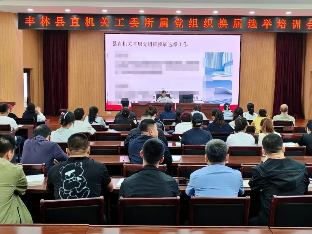 丰林县直机关工委举办基层党组织换届工作业务培训