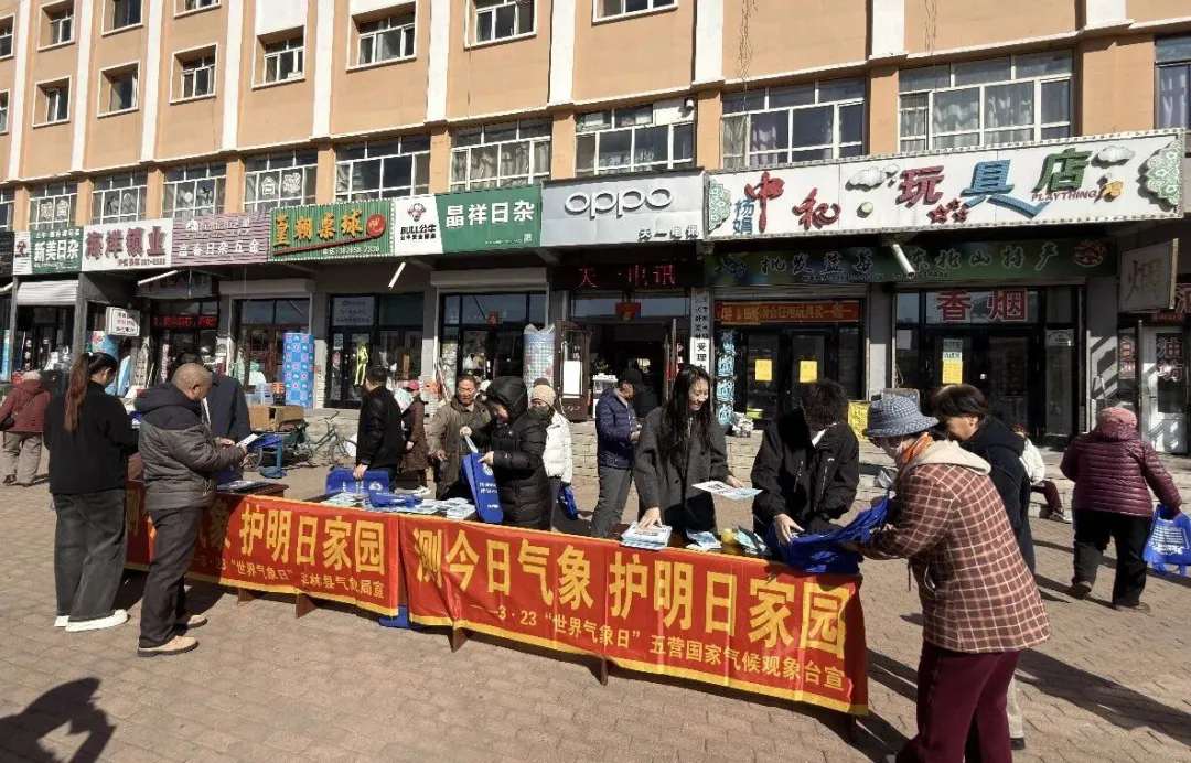 丰林县气象局开展世界气象日主题宣传活动